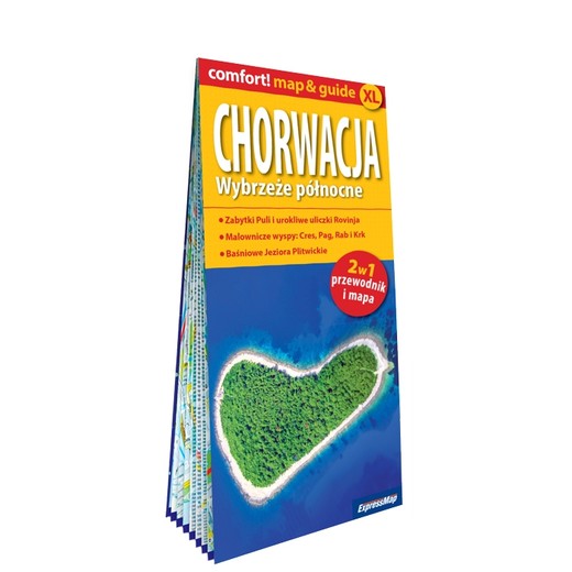 okładka Chorwacja map&guide XL część północna PL laminat 2023 książka
