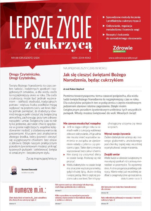 okładka Lepsze życie z cukrzycą nr 88 Lepsze życie z cukrzycą nr 88 ebook | pdf | Praca zbiorowa