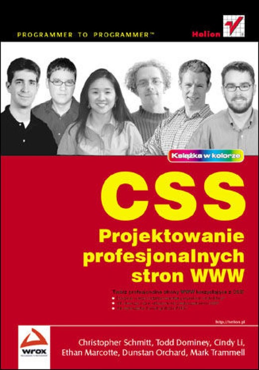 okładka CSS. Projektowanie profesjonalnych stron WWW ebook | pdf | Ch. Schmitt, T. Dominey, C. Li