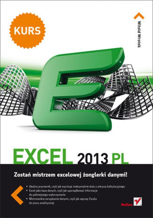 okładka Excel 2013 PL. Kurs ebook | epub, mobi, pdf | Witold Wrotek