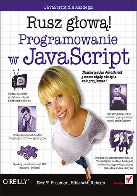 okładka Programowanie w JavaScript. Rusz głową! ebook | pdf | Eric Freeman, Elisabeth Robson