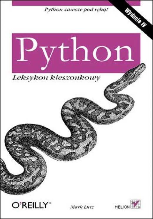 okładka Python. Leksykon kieszonkowy. Wydanie IV ebook | epub, mobi, pdf | Mark Lutz