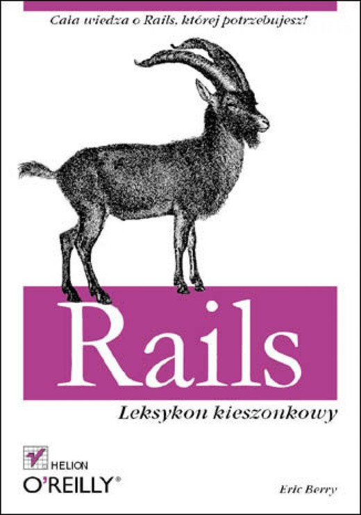 okładka Rails. Leksykon kieszonkowy ebook | epub, mobi, pdf | Eric Berry