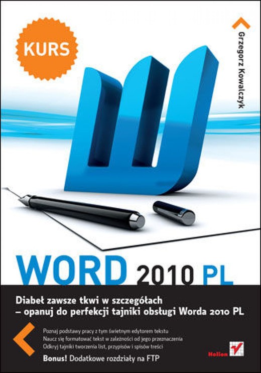 okładka Word 2010 PL. Kurs ebook | pdf | Grzegorz Kowalczyk