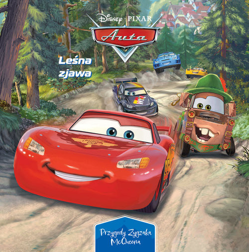 okładka Leśna zjawa. Przygody Zygzaka McQueena. Disney Pixar Auta książka
