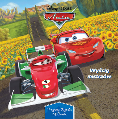 okładka Wyścig mistrzów. Przygody Zygzaka McQueena. Disney Pixar Auta książka