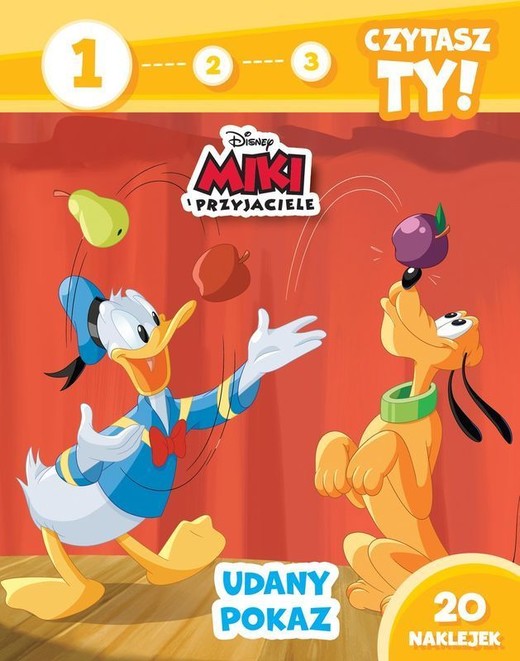 okładka Udany pokaz. Miki i Przyjaciele. Poziom 1. 1, 2, 3, czytasz ty! książka