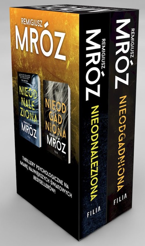 okładka Pakiet Nieodnaleziona / Nieodgadniona wyd. 3 książka | Remigiusz Mróz