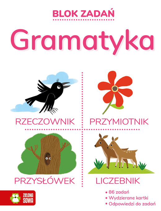 okładka Gramatyka 6+. Blok zadań książka | Opracowanie zbiorowe