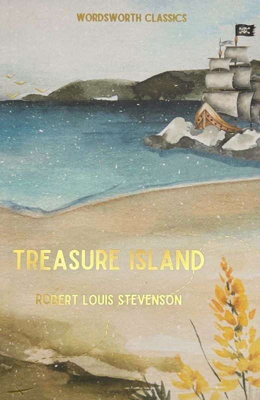 okładka Treasure Island. Wordsworth Classics wer. angielska książka | Stevenson RobertLouis