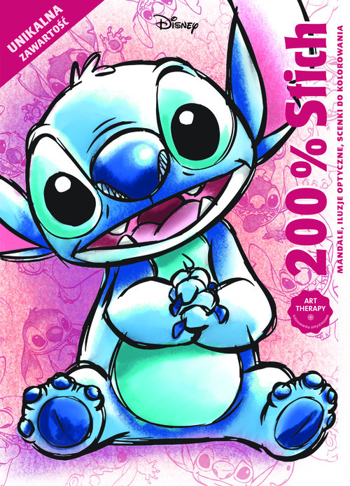 okładka 200% Stich Mandale, iluzje optyczne, scenki do kolorowania książka