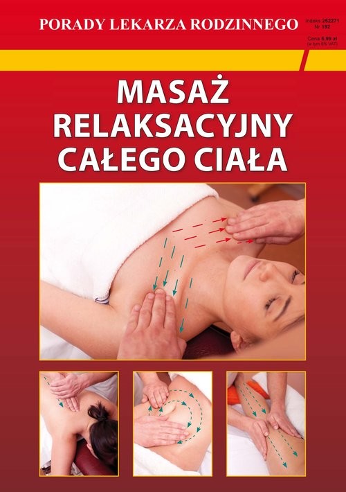 okładka Masaż relaksacyjny całego ciała Porady Lekarza Rodzinnego 192 książka