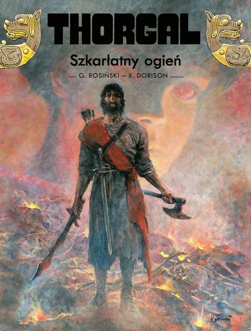 okładka Thorgal. Szkarłatny ogień. Tom 35 książka