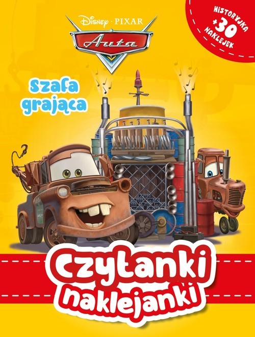 okładka Czytanki naklejanki Szafa grająca Disney Pixar Auta książka
