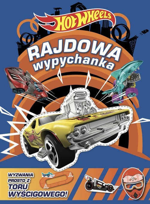 okładka Hot Wheels Rajdowa wypychanka książka