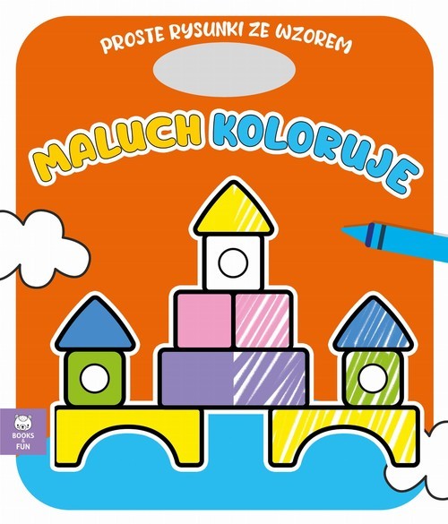 okładka Maluch koloruje Klocki książka