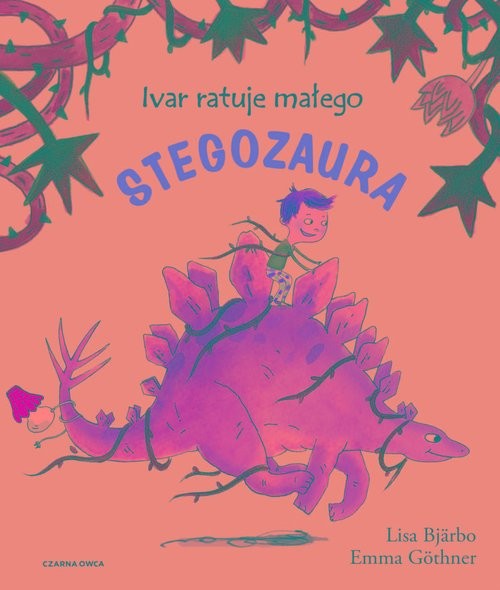 okładka Ivar ratuje małego stegozaura książka | Bjarbo Lisa