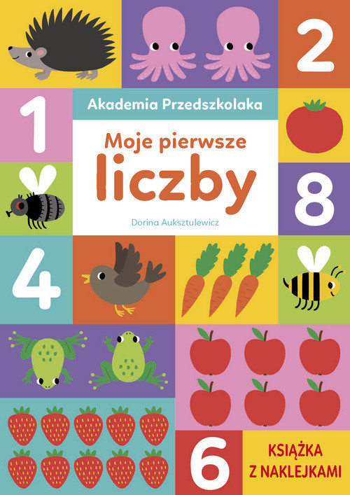 okładka Akademia Przedszkolaka Moje pierwsze liczby książka