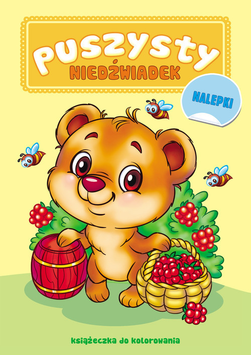 okładka Puszysty Niedźwiadek. Książka do kolorowania książka