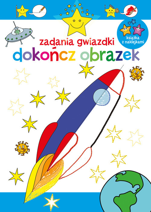 okładka Zadania gwiazdki Dokończ obrazek książka