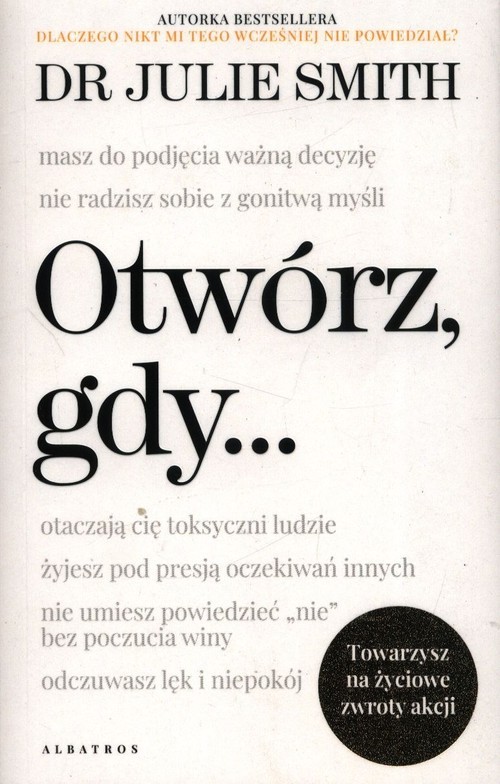 okładka Otwórz gdy... książka