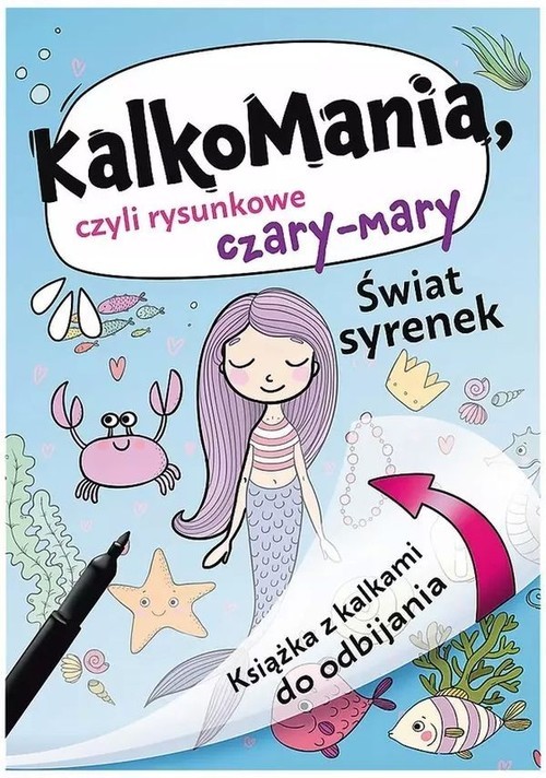 okładka Kalkomania Świat syrenek książka