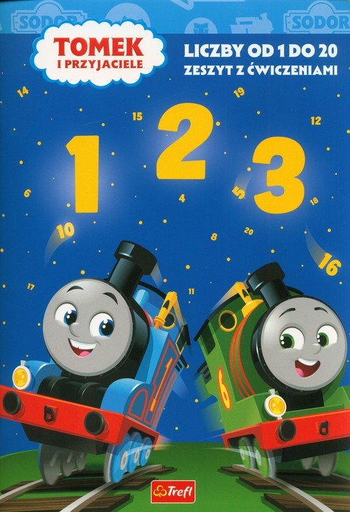 okładka Tomek i Przyjaciele Liczby Od 1 do 20 Zeszyt z ćwiczeniami książka