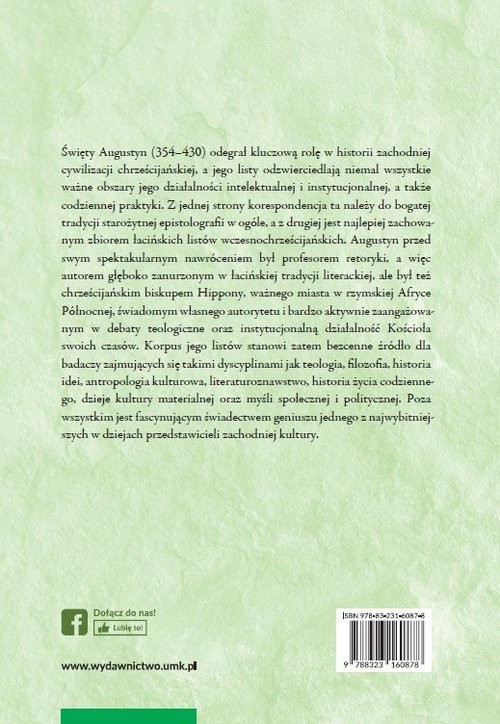 okładka Święty Augustyn. Listy. Tom 1 (Listy 1–80) książka