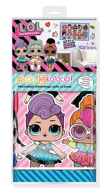 okładka L.O.L. Surprise! Akcja Dekoracja L.O.L. Surprise! Akcja Dekoracja książka | Praca Zbiorowa