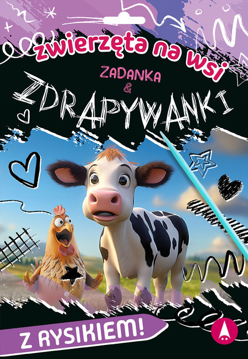 okładka Zwierzęta na wsi Zadanka & zdrapywanki książka