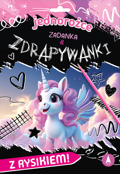 okładka Jednorożce. Zadanka & zdrapywanki książka