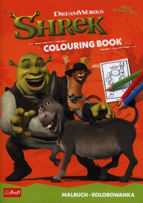 okładka Shrek Kolorowanka książka