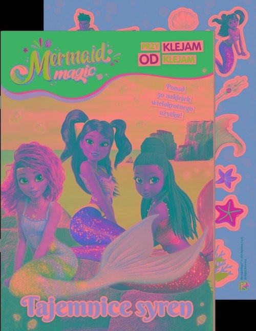 okładka Magia Syren. Przyklejam Odklejam Tajemnice syren książka | null null
