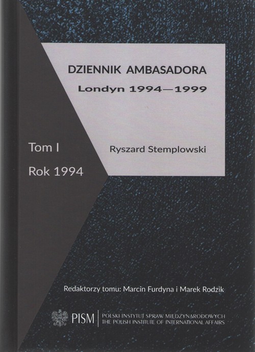 okładka Dziennik ambasadora Londyn 1994-1999 Tom 1 Rok 1944 książka | Stemplowski Ryszard