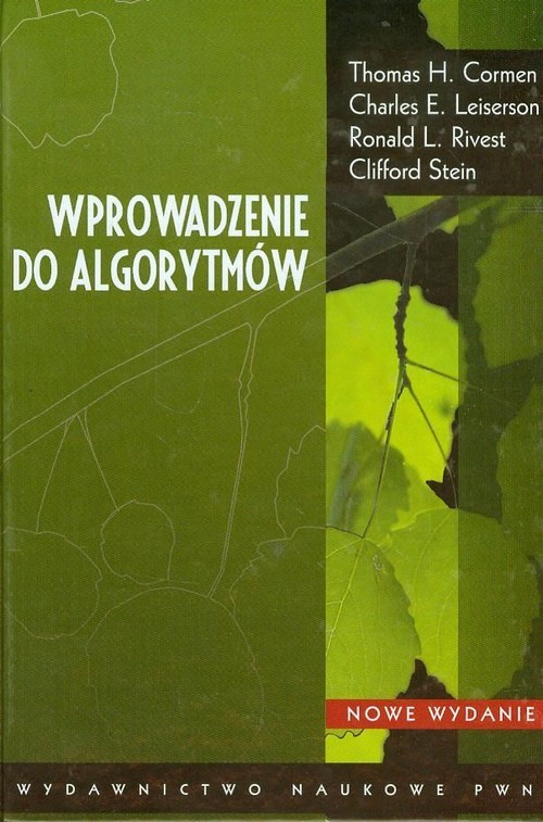 okładka Wprowadzenie do algorytmów książka