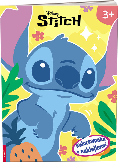okładka Disney Stich. Kolorowanka z naklejkami książka