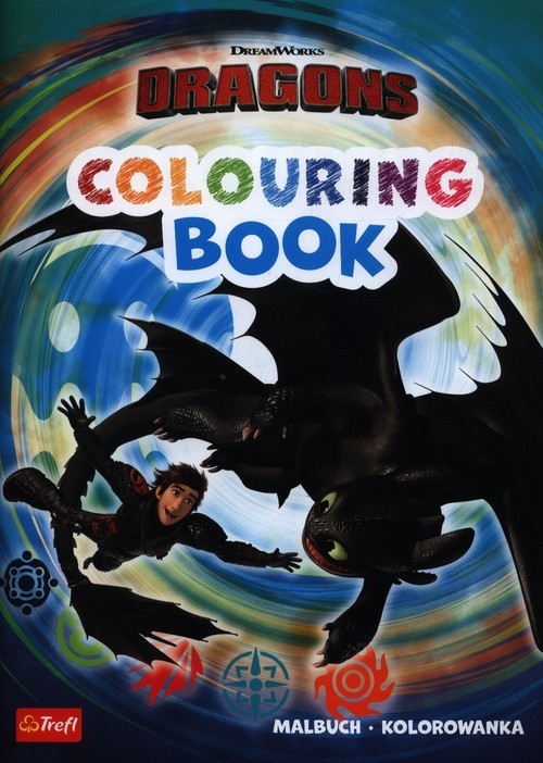 okładka Jak wytresować smoka Kolorowanki książka