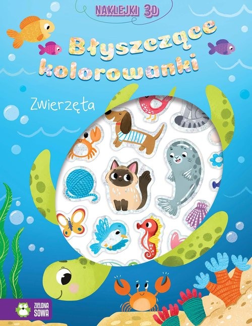 okładka Błyszczące kolorowanki. Zwierzęta książka