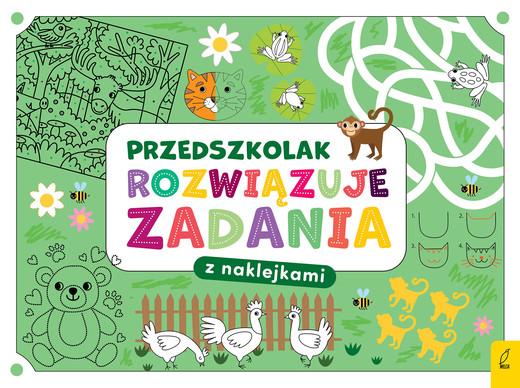 okładka Przedszkolak rozwiązuje zadania. Zeszyt zielony książka