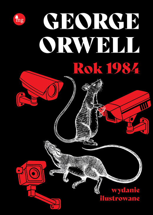 okładka Rok 1984 wyd. ilustrowane książka | George Orwell