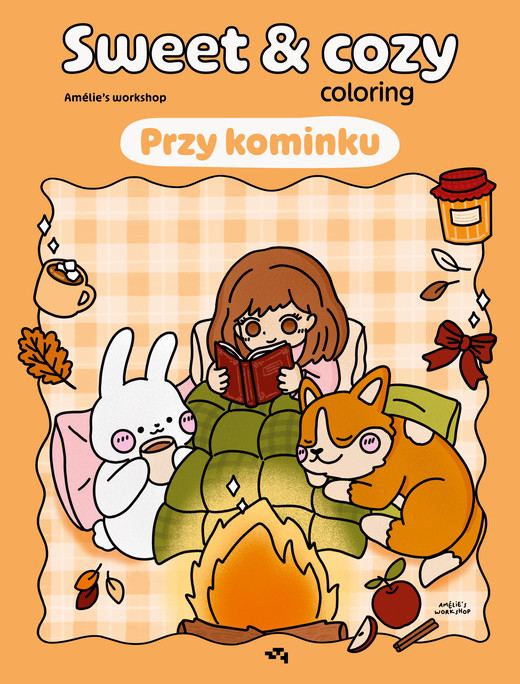 okładka Przy kominku. Sweet & cozy coloring. Relacja Relaks książka