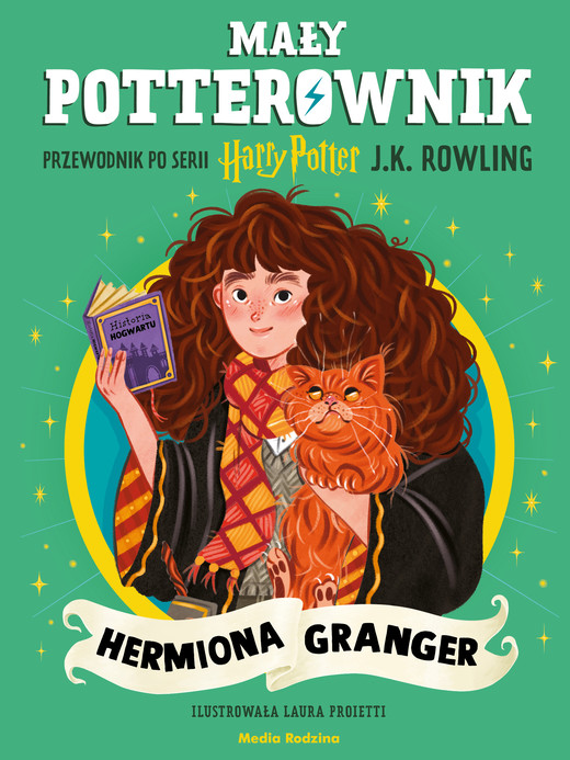 okładka Hermiona Granger. Przewodnik po serii Harry Potter. Mały potterownik książka | J.K. Rowling