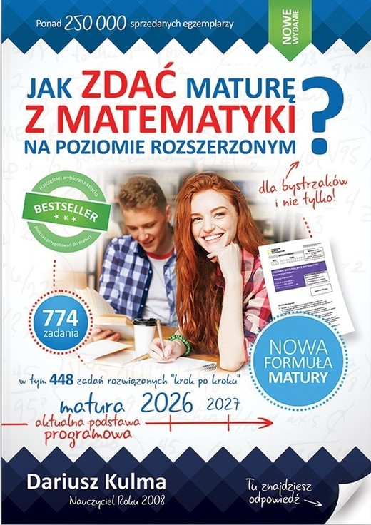 okładka Jak zdać maturę z matematyki na poziomie rozszerzonym mATURA 2026-2027 książka | Kulma Dariusz