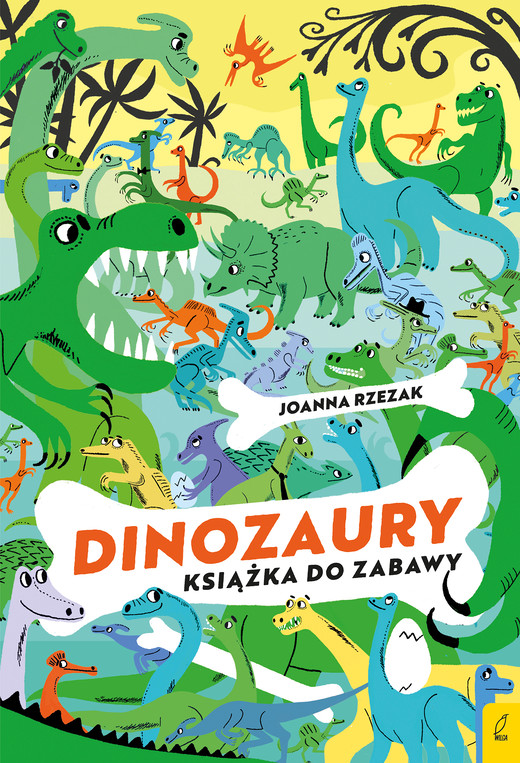 okładka Dinozaury. Książka do zabawy książka | Joanna Rzezak