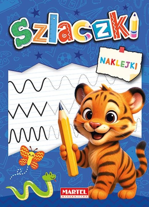 okładka Szlaczki. Kolorowanka z naklejkami Edu książka | Opracowanie zbiorowe