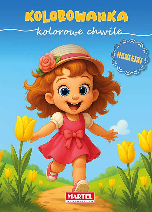 okładka Kolorowe chwile. Kolorowanka z naklejkami książka | Natasza Korpik