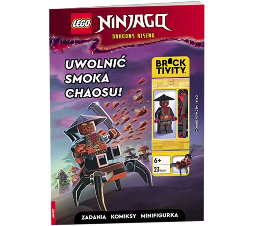 okładka Lego Ninjago Uwolnić Smoka Chaosu! LNC-6739 książka | Opracowanie zbiorowe