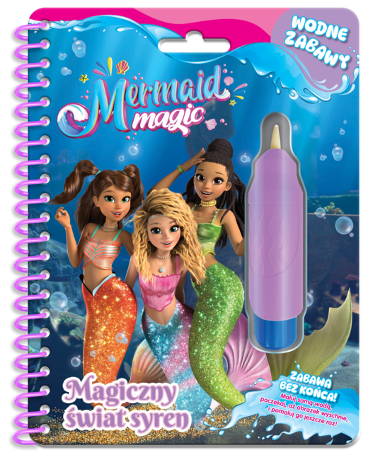 okładka Magiczny świat syren. Magia Syren. Wodne zabawy książka | Opracowanie zbiorowe, null null