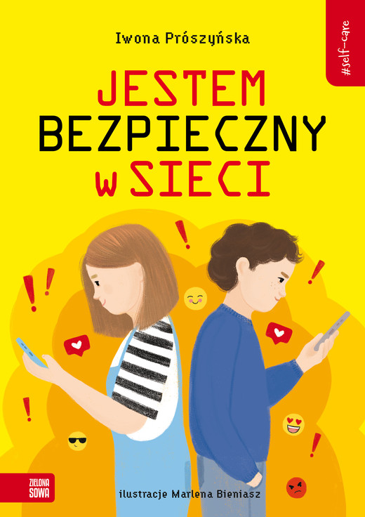 okładka Jestem bezpieczny w sieci. Self-care książka