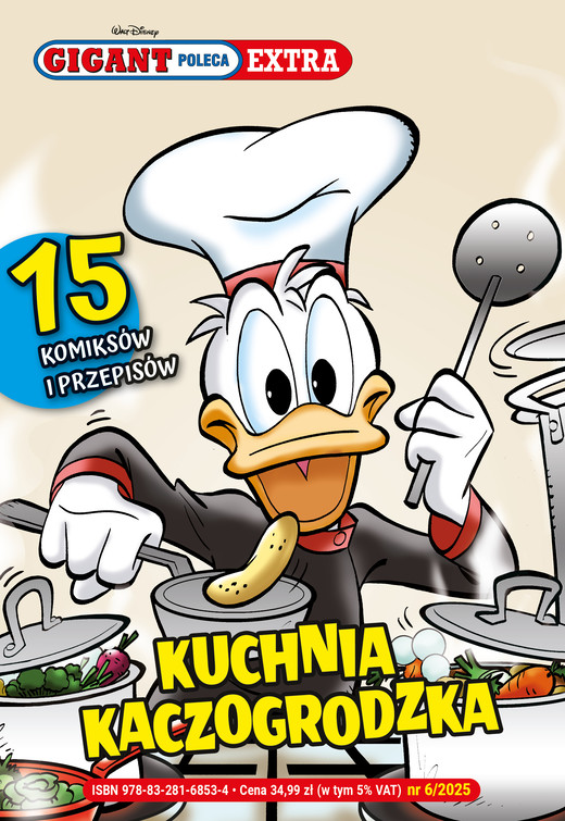 okładka Gigant Poleca Extra. Kuchnia kaczogrodzka. Tom 6/2025 książka | null null